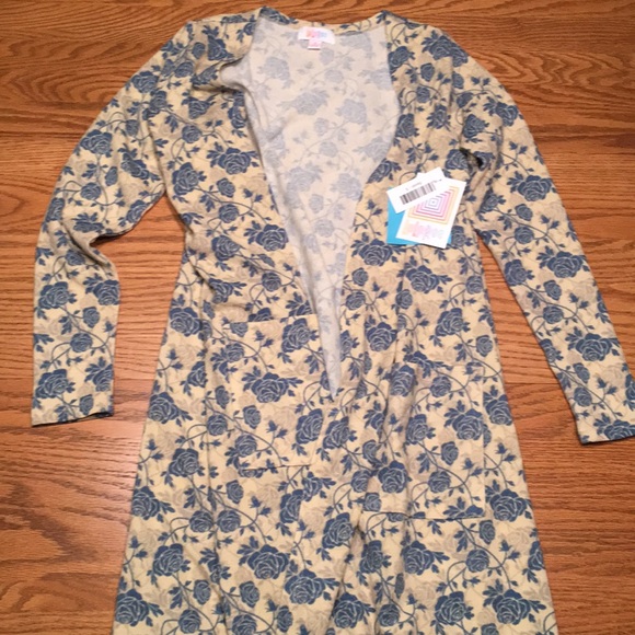 LuLaRoe Sweaters - Small Yellow and Blue Lularoe Sarah
